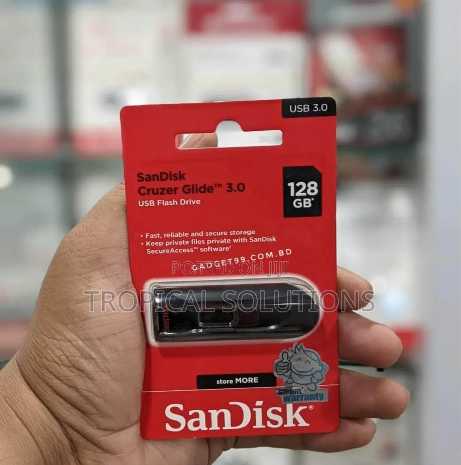 128gb Sandisk Cruzer Glide 3.0 Usb Flash Drive 128gb