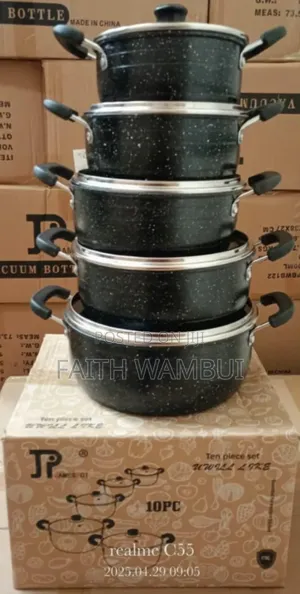 Quality Black Pot Cookware Set/Black Pot
