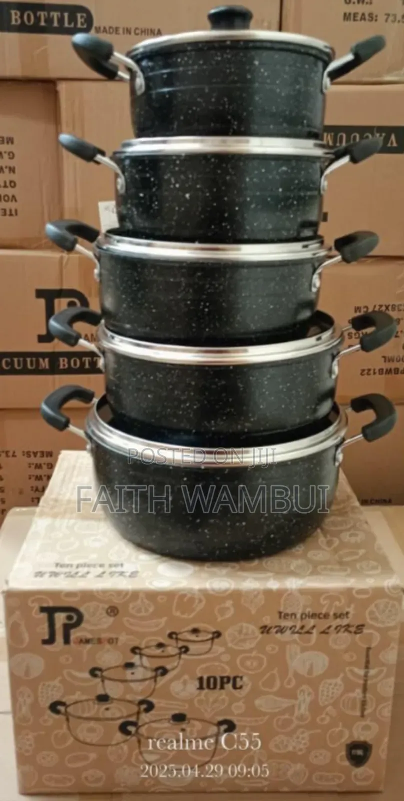 Quality Black Pot Cookware Set/Black Pot