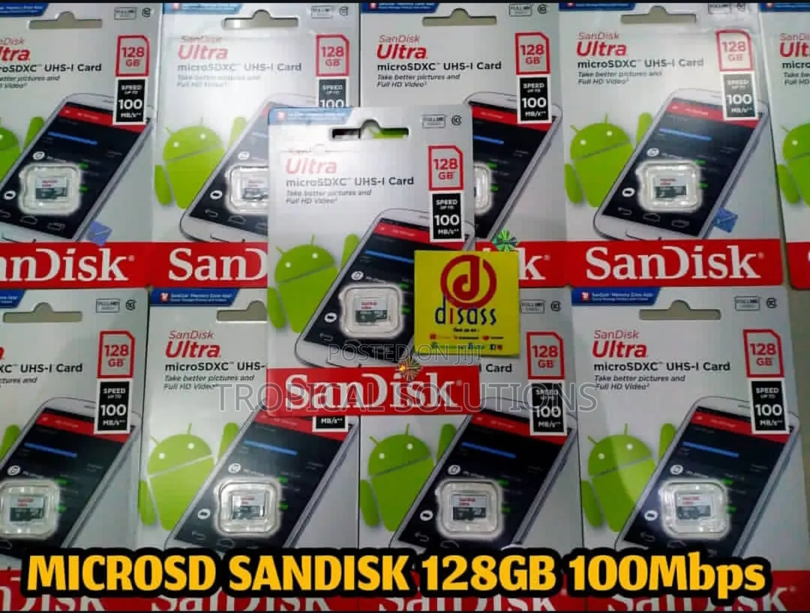 Sandisk Microsd Class 10 100mbps 128gb Without Adapter