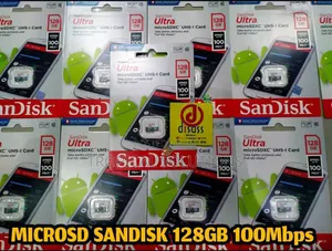 Sandisk Microsd Class 10 100mbps 128gb Without Adapter