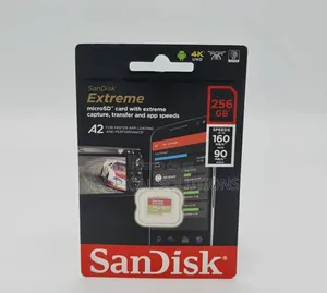 Sandisk Extreme Microsdxc Uhs-I Card Up to 190mbps 256gb