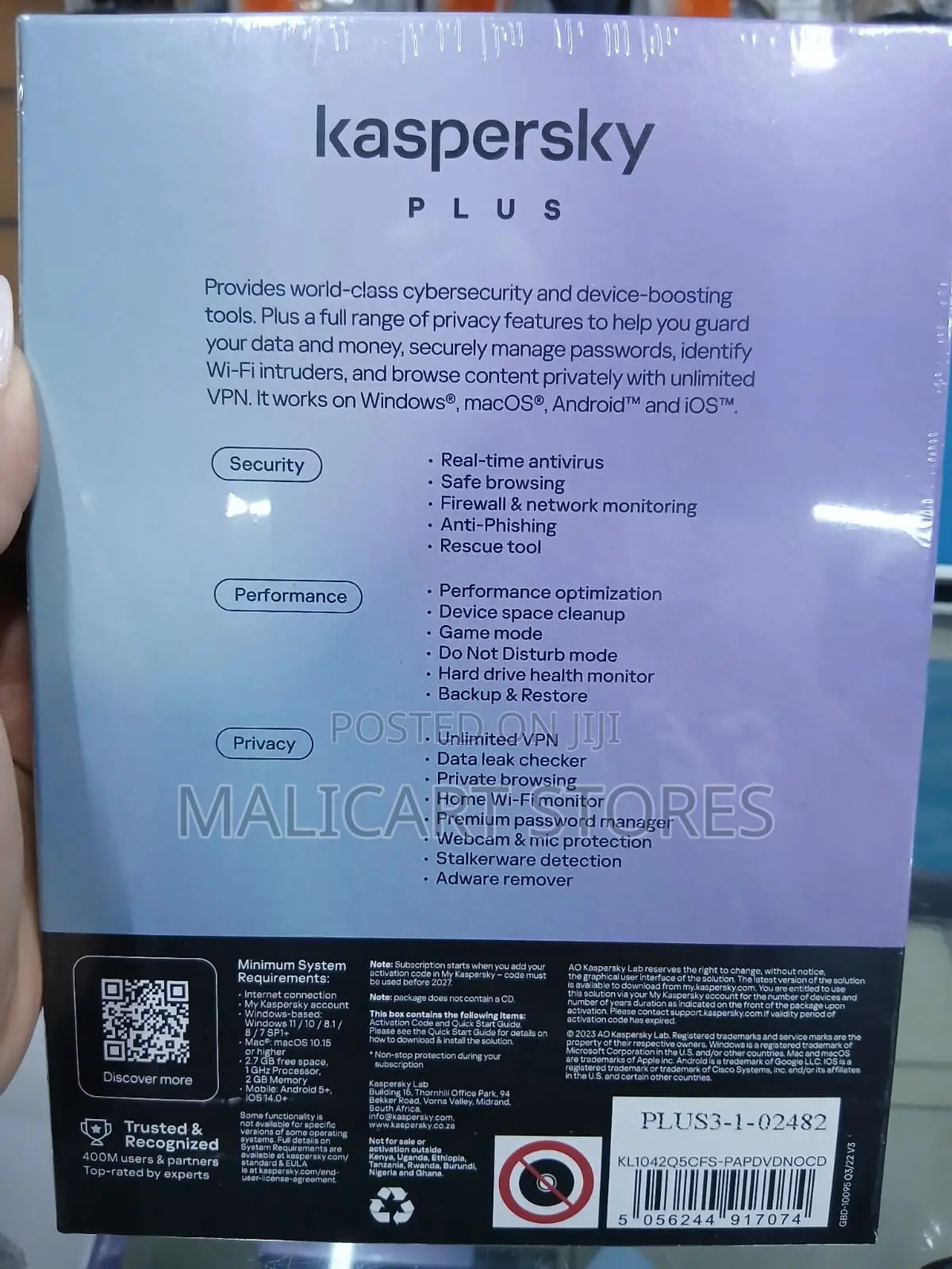 Kaspersky Plus Internet Security 3 Users