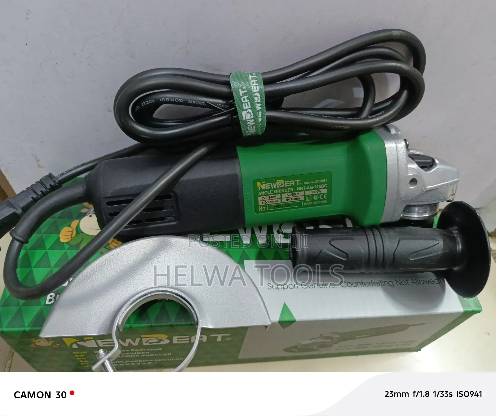 New Beat Angle Grinder 1000 Watts, 4.5