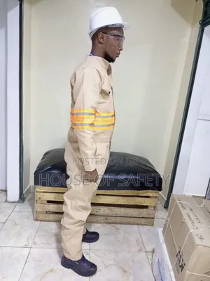 Beige Reflective Overall