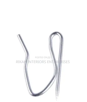 Silver S Hooks for Curtains