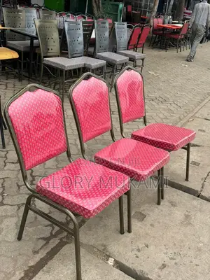 Red Coated Conference Chairs