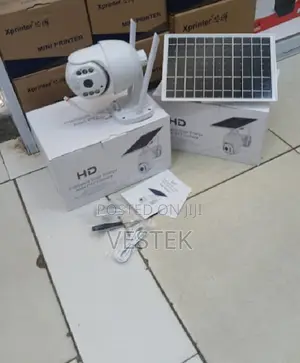 Ubox 4g Solar PTZ Camera Solar Powered 4mp Metallic Camera