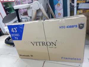 Vitron 43′′Inch Smart Android Full Hd Tv, Inbuilt Decorder ,