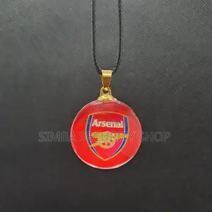 Arsenal Necklace Team Logo Pendant Soccer Fan Epl Gift Club