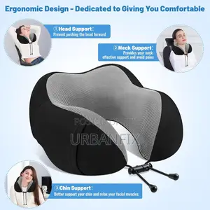 Memory Foam Neck Travel Pillow Soft Cushion for Sleep Rest