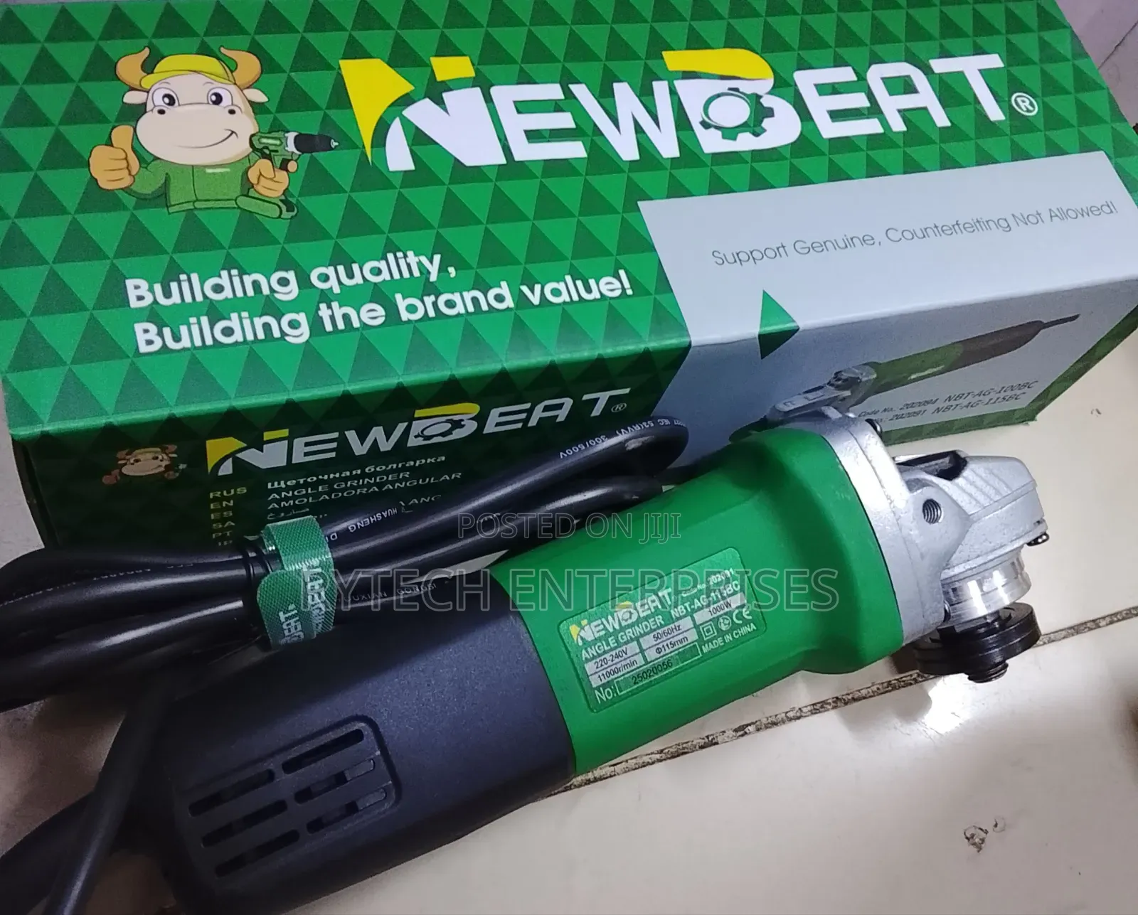 New Beat Electric Angle Grinder 4"