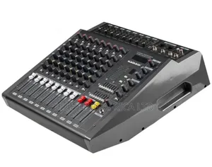 8 Channels Max Proffesional Powered Mixer Usb /Bluetooth 1000 Watts