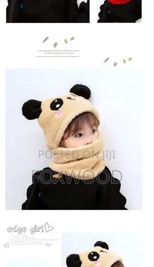 Toddler Kids Baby Boy Girls,Warm Plush Scarf Hats Earflap