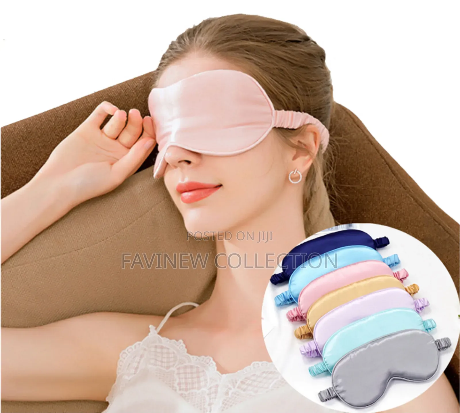 100% Natural Silk/ Satin Sleeping Eye Mask
