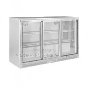 Dynamic Gn-320ls Back Bar Cooler Inox, 3 Sliding Doors