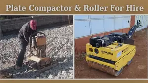 Plate Compactor Roller for Hire