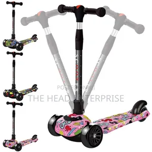 Brandnew Elegant Pink Foldable Outdoor Scooter