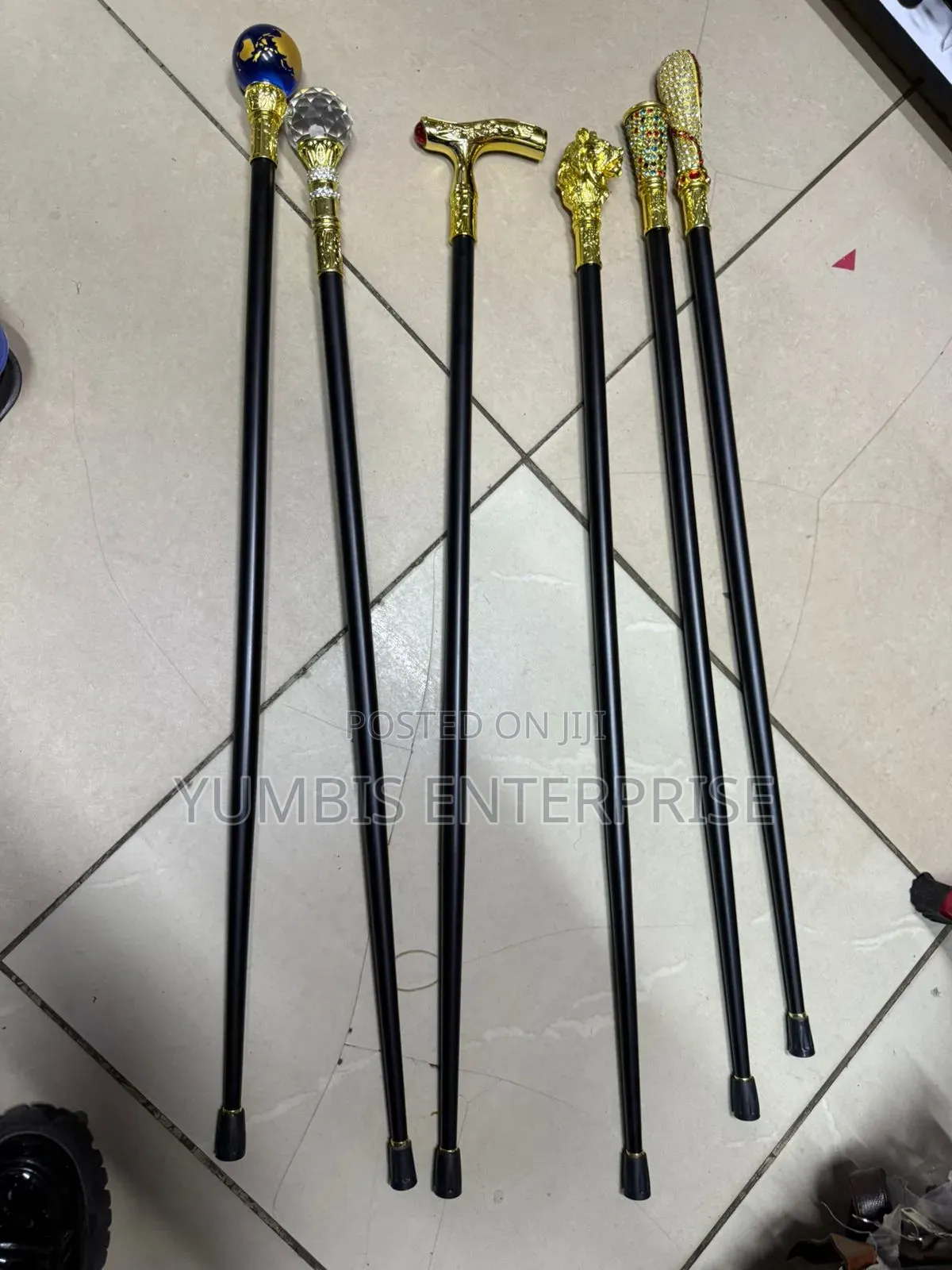 Elegant I Pimped Walking Sticks With Sword Inside, Gold Handle