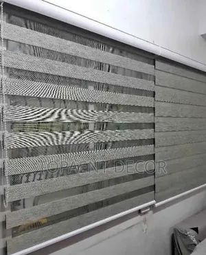 Grey Horizontal Soft Folds Window Curtains