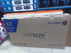 Vitron 43′′ Frameless Smart Android Tv – Bluetooth Enabled