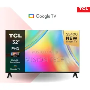 TCL 32" Inch Bluetooth Enabled Frameless Smart Android Tv