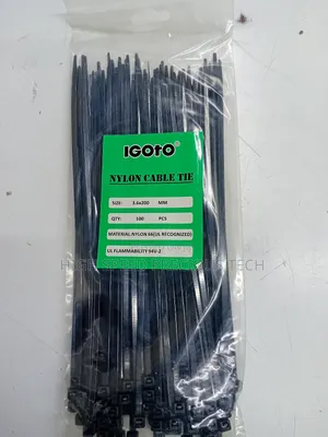 Cable Ties 3.6*200mm 8" Black Only