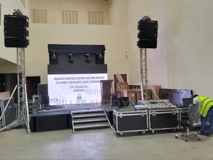 Check Hire/Rentals for Public Address, Led Panels Stage