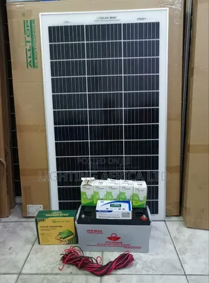 Top Quality 100 Watt Solar -80a Battery -20a Controller -300w Inverter