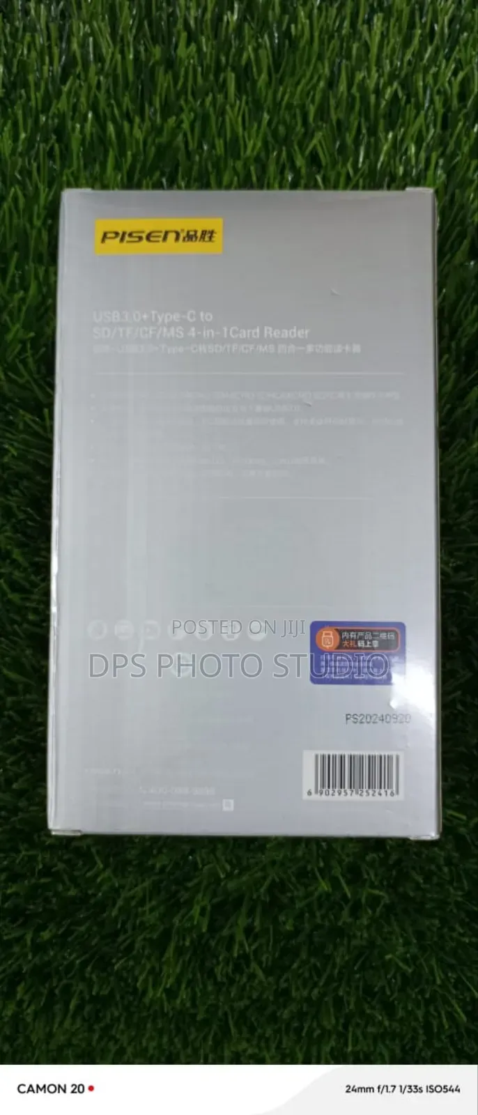 Pisen Usb 3.0 + Type-C 4-in-1 Card Reader, Model Nj-Tc32.