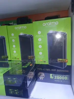 20000mah Oraimo Powerbank Slim Portable Powerbank