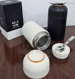 Big Size 1050ml Classic Food Flask Thermos With Foldable Spoon