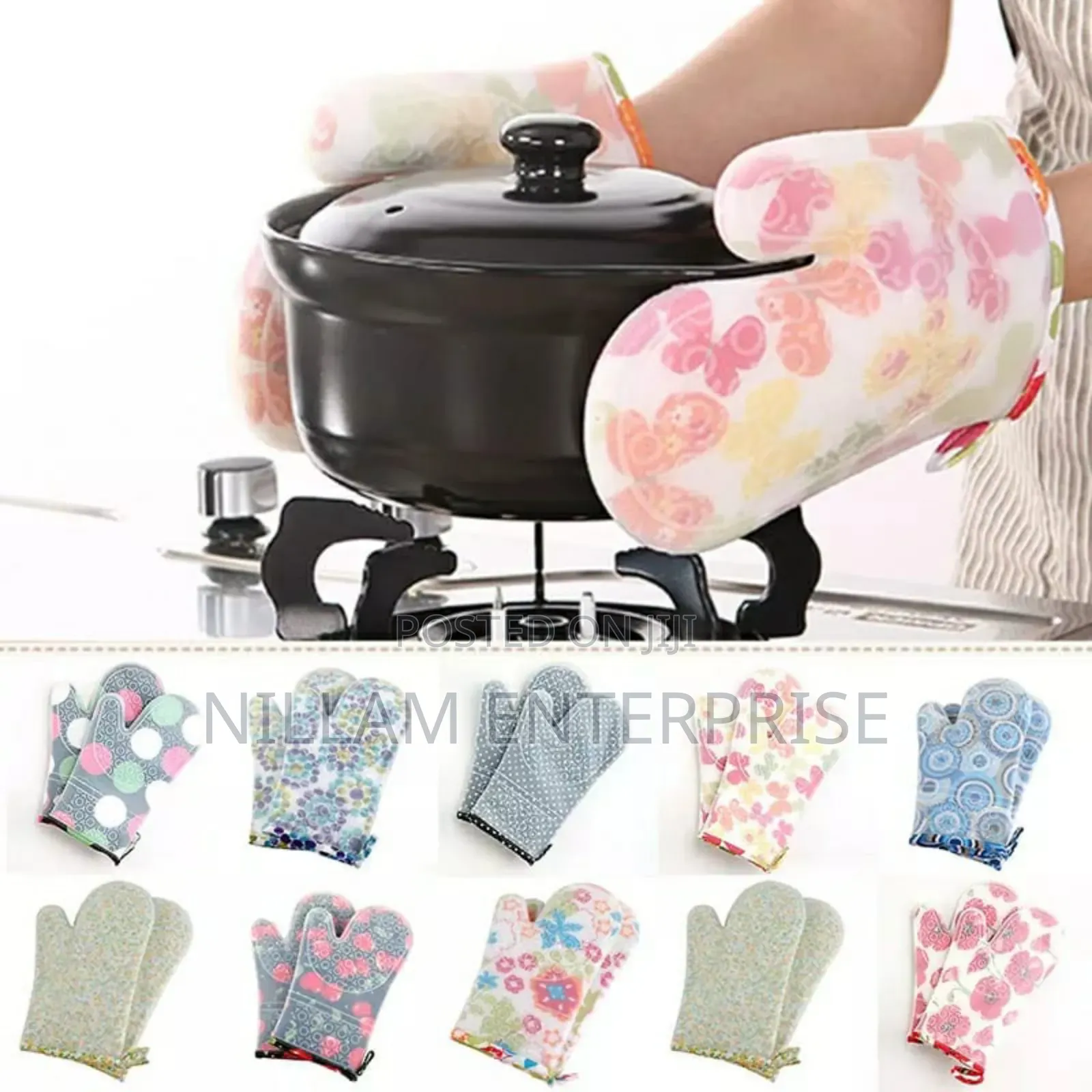 Silicone Insulated Oven Gloves