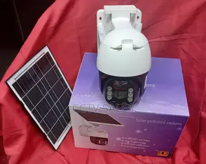 Easy Installation Wifi 4mp Solar Powered CCTV Camera With Audio