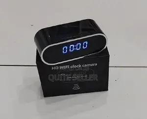 New Digital Table Clock Wifi Camera Motion Detection Instant Alerts