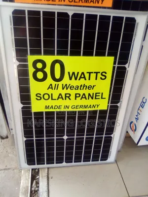 80watts Monocrystalline Panel