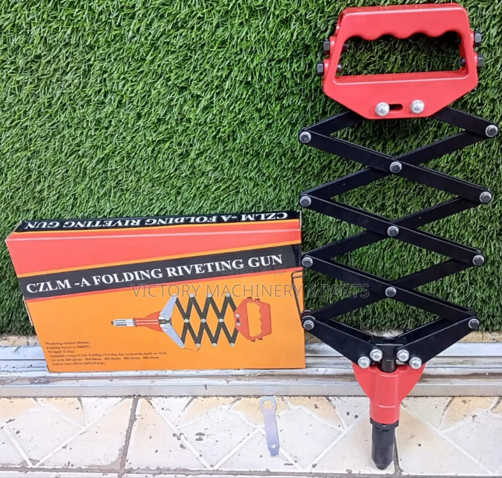 Red Folding Riveting Gun