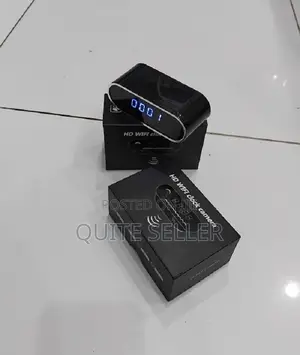 Smart Table Clock Wifi Camera Motionapplication: Indoor Use Only