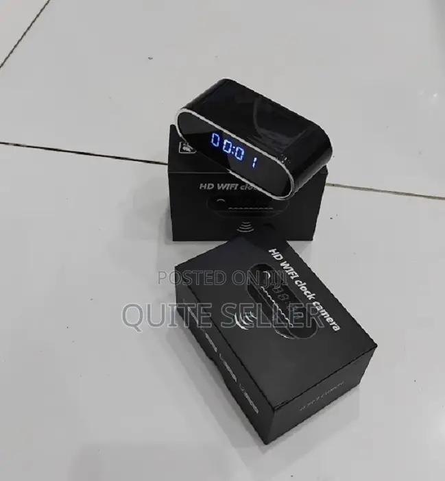 Wifi Clock Camera Hd 1080p Nanny Cam With Night Vision