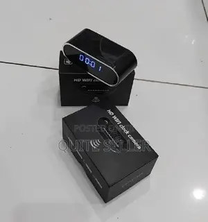 Wifi Table Clock Security Camera Video Recording Motion Detection