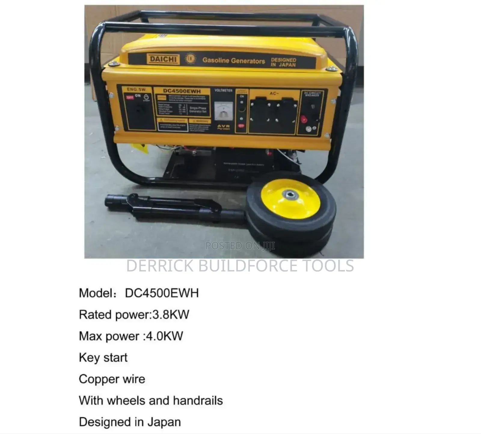 Daichi 4.0kw Gasoline Generator