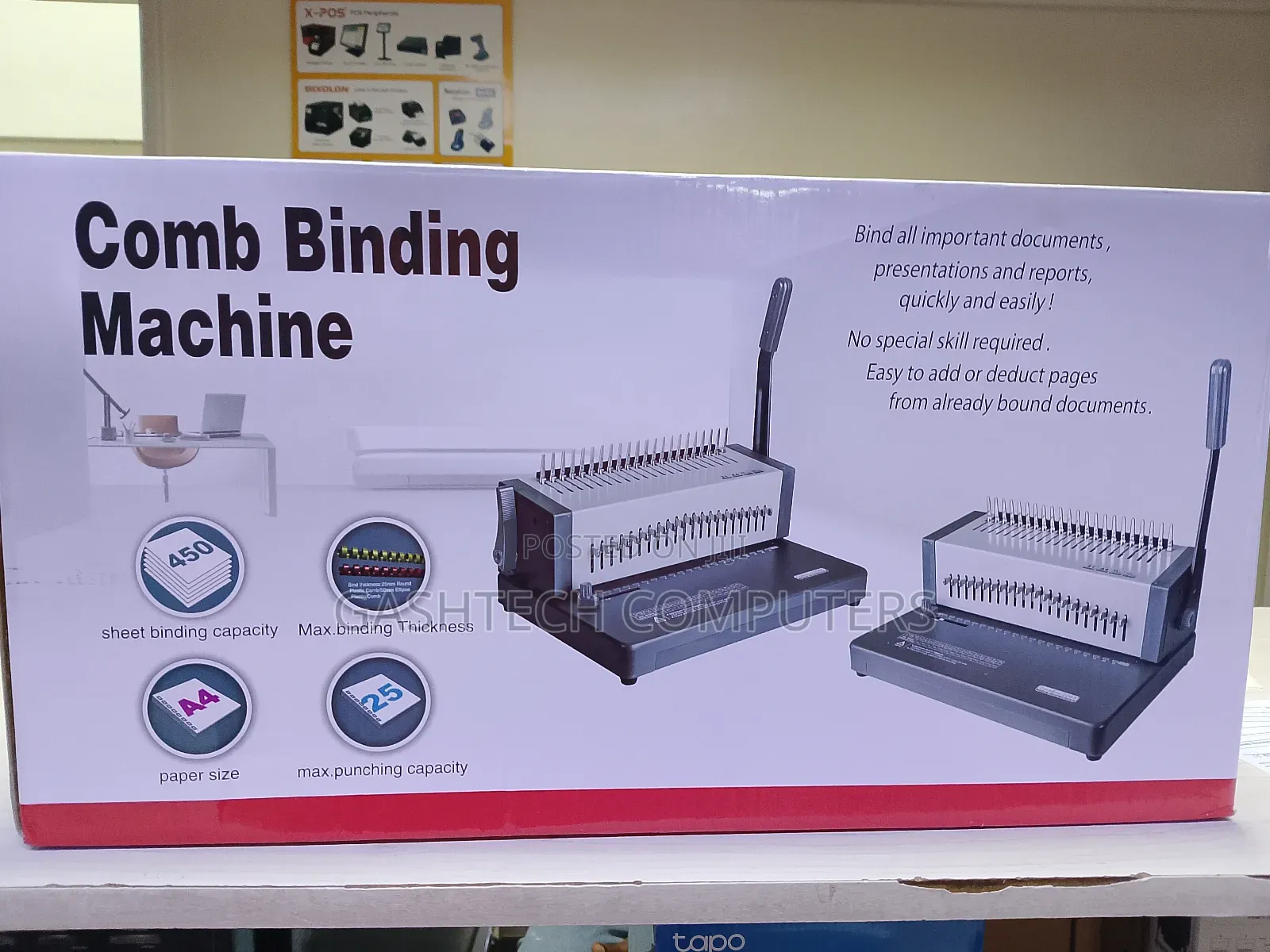 High Quality Combo Binding Machine Upto 25sheet