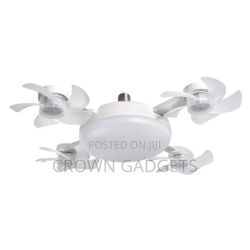 Silent Led Ceiling Fan Light – Energy Saving Dimmable
