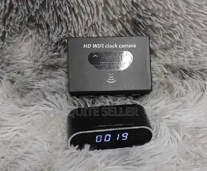 Hidden Camera Clock With Hd 1080p Wifi Spy Camera
