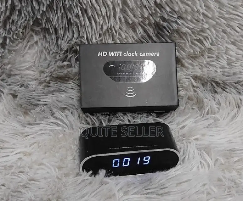 Hidden Camera Clock With Hd 1080p Wifi Spy Camera