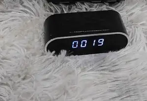 Smart 2mp Wi-Fi Table Clockrecording Mirror Camera With Night Vision