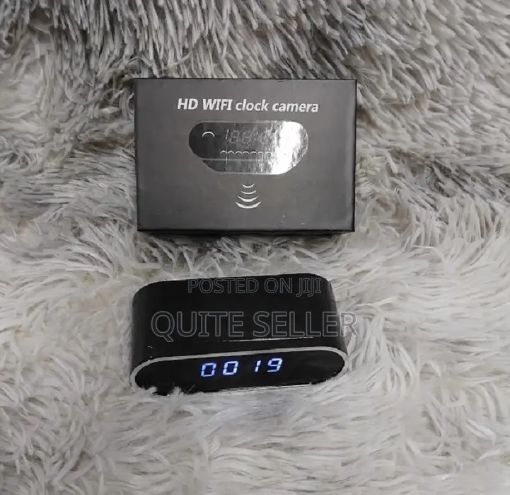 Table Clock Wifi Camera Motion Detection