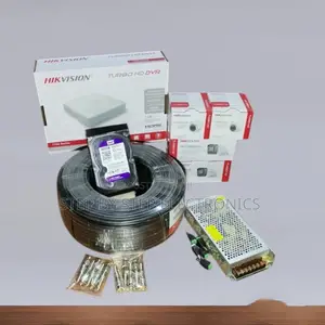 High Efficiency 4 Hikvision 1080p Full Hd CCTV Cameras Complete Kit