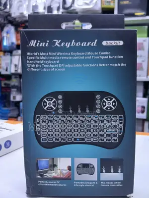 Wireless Backlit Mini Keyboard Touch-Pad for TVS