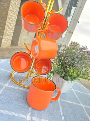Beautiful Orange Ceramic Coffee / Teamugs*